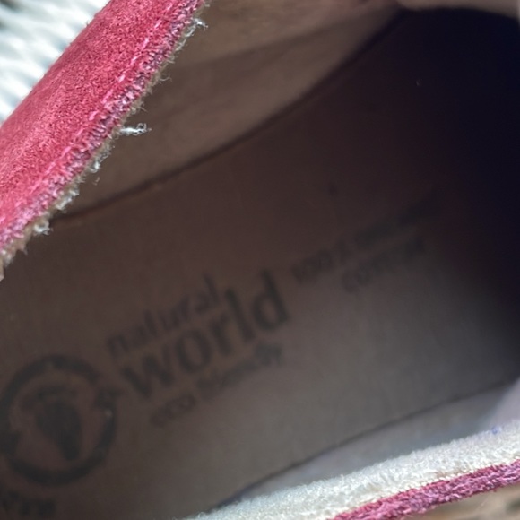Natural World Red organic sneakers size 38 / 7 - Picture 11 of 13